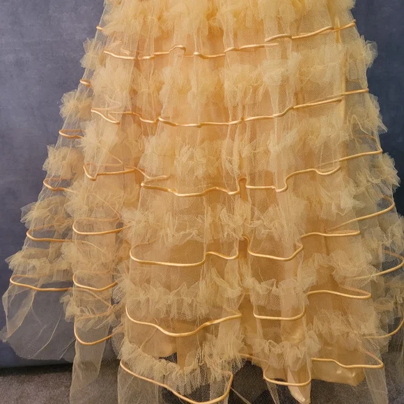 Vintage gold cupcake dress - Picture 5 of 9